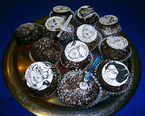 Mokkamuffins /Cupcakes gefüllt