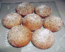 mohn marzipan muffins