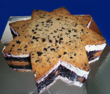 Brämer-Torte mit Wald-Heidelbeeren