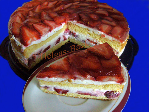 Erdbeer-Frischkäse-Torte 1.