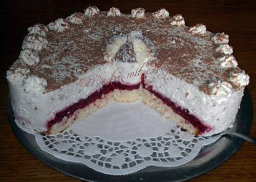 Himbeer-Torte / Kokos-Himbeer-Torte