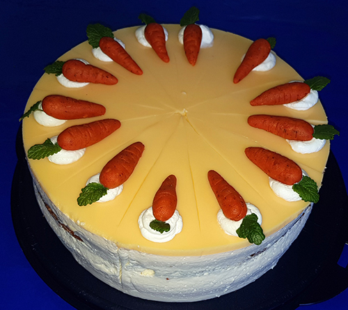 Rübli-Torte mit Eierlikörcreme